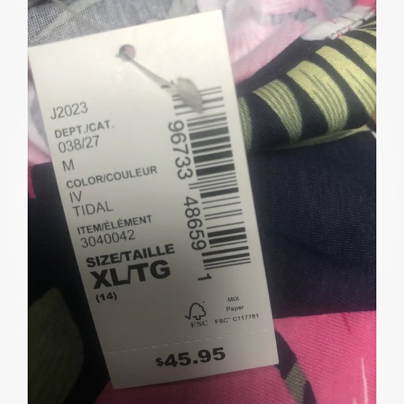 The Children’s Place Girl’s Multi Floral Skater Dress 14 NEW - Picture 4 of 6